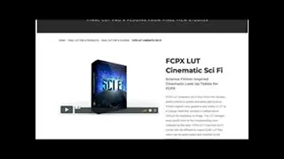 Pixel Film Studios Releases FCPX LUT Cinematic Sci-Fi for Final Cut Pro X.
