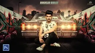 Photoshop Manipulation Tutorial For beginner | How to make Poster look | Vishal Rana