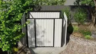 RELYARD METAL GARDEN SHED