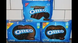 Blackout Cake Oreo, Chocolate Oreo, Dark Chocolate Oreo - Is there a difference? Blind Taste Test
