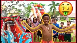$1,000 WATERSLIDE RELAY RACE!
