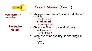 Keys to Teaching Grammar to English Language Learners  Nouns and Phrases