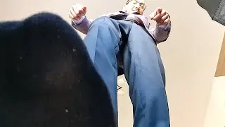 GIANT in Suit finds Little Guy