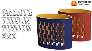 Limited Slot Pattern | Fusion 360 Tutorial