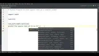 Python Program to find square root of a complex number