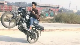 Awesome || Bike Stunt || - || WHEELIE || Stunter - Paras ||