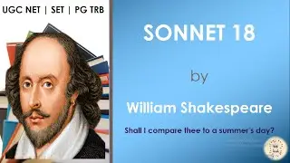 Sonnet 18 | William Shakespeare | Shall I Compare Thee to a Summer's Day | in Tamil