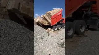 Село вилино, выгрузка ракушечника