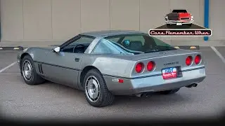 Grey Metallic 1985 Chevy Corvette Low miles Doug Nash 4+3 Manual Transmission