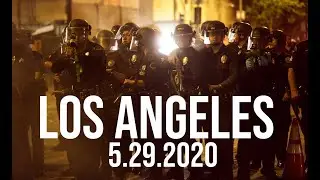 George Floyd protest Downtown LA 5/29/2020