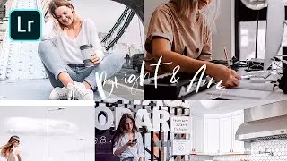 Bright & Airy Lightroom Preset – Clean White Look for Minimalist Instagram Feed