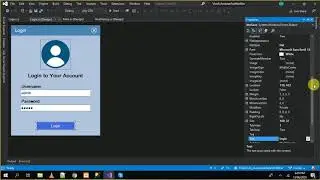 How to create Login form C# Visual Studio 2019