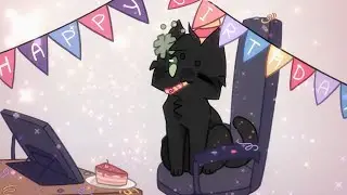 Короткая анимация [OC] Happy Birthday to me!