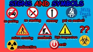 Most Common Signs and Symbols around us every Smart human must know | Signs Vocabulary