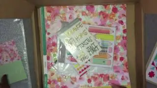 Studio Calico scrapbook kit unboxing.