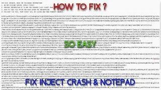 ✅ Fix Swift Inject Crash & Notepad Crash (2025) | 100% Working