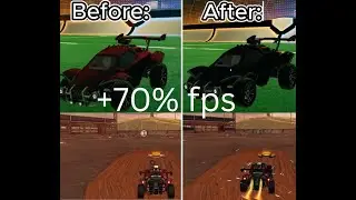 How to get dark textures in rocket league and increase fps by 70% in 90 SECONDS