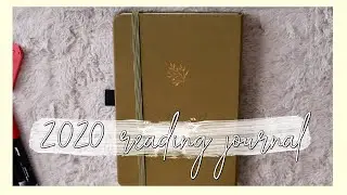 setting up my 2020 reading journal