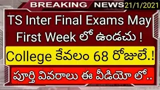 ts inter final exam dates 2021 in telugu
