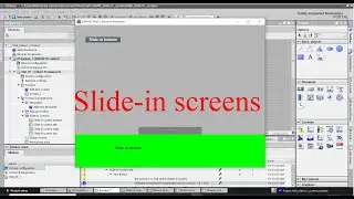 TIA Portal HMI Slide-in Screens