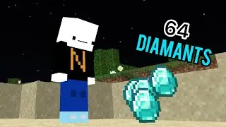 Speedrun, getting 64 diamonds [TAS, with glitches] Minecraft Bedrock