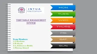 Time Table Management System Project in C Programming Language | JNTUACEA