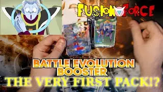 IN THE VERY FIRST PACK!? BATTLE EVOLUTION Booster Box Opening (Dragon Ball Super Card Game)