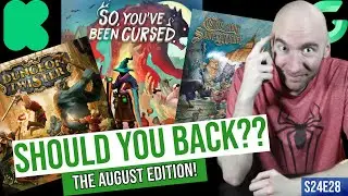Should You Back? Expert Crowdfunding ADVICE; 12 Games in 25 MINUTES! S24E28!