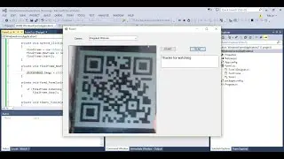 QR Code scanner using Webcam - C#