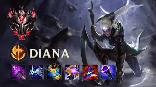 mono DIANA - RANQUEADA GRÃO MESTRE - Wild Rift BR - como jogar, guia e build diana