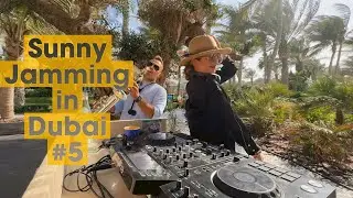 Sunny Jamming in Dubai #5 Saxophone and DJ Pilar Fernandez