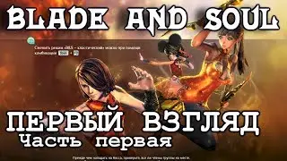 Blade and Soul STREAM: B&S Первый взгляд, часть первая