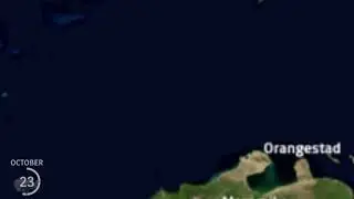 Hypothetical Hurricane track of Hurricane Jack (2089)