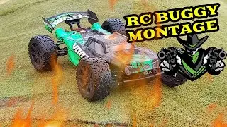 Rc Buggy Madness: A Thrilling Montage Of Adventure And Excitement!