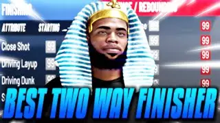 *NEW* BEST 2 WAY FINISHER BUILD IN NBA 2K21 CURRENT GEN - RARE OVERPOWERED META BUILD