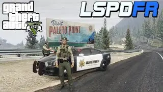 GTA V #LSPDFR PALETO BAY POLICE SHERIFF PATROL2014 SLICKTOP  DODGE CHALLENGER