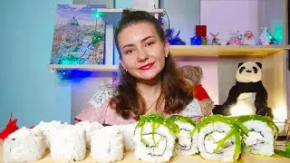 МУКБАНГ / РОЛЛЫ / СЛОМАЛСЯ ТЕЛЕФОН? КАК СНИМАТЬ ВИДЕО?