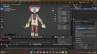 Belajar bersama aplikasi Blender - Membuat animasi character part 4 - animating