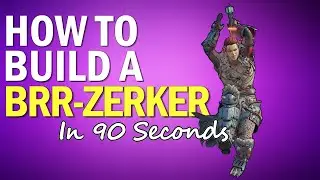 How to Build A Brr-Zerker Barbarian in 90 Seconds | Tiny Tina's Wonderlands