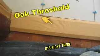 How to install an oak threshold