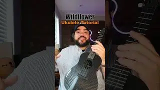 How to play WILDFLOWER by Billie Eilish (Ukulele Tutorial) #shorts