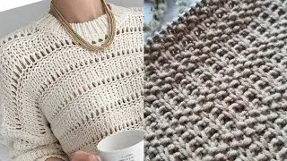 Когда начала вязание, не подумала, что получится такой стильный узор🧶❤️. Теперь, уверенно рекомендую
