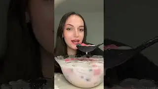 hwachae bowl 😋 #eatwithme #eatingshow #mukbang #mukbangasmr #mukbangeating #mukbangeatingshow #asmrm