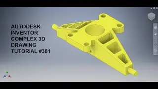 Complex 3d drawing in Autodesk Inventor 