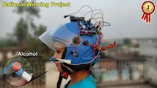 Inspire Award Project | Smart Helmet Alcohol Detection for Drivers | Best science Project