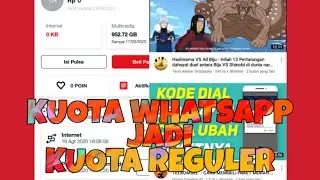 Cara Mengubah Kuota Unlimited WhatsApp Menjadi Kuota Reguler | TRIK INTERNET