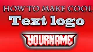 TUTORIAL HOW TO MAKE COOL TEXT LOGO ANDROID