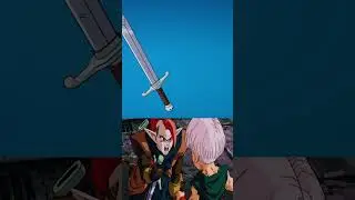 Trunks del Futuro en Fortnite X Dragon Ball Z #shorts