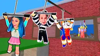 КОМАНДНЫЙ ПОБЕГ ИЗ ЦИФРОВОГО ЦИРКА В РОБЛОКС ! С Викой