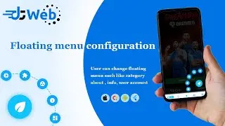 5. How to Floating menu configuration - DTWeb Convert Website to a Flutter App